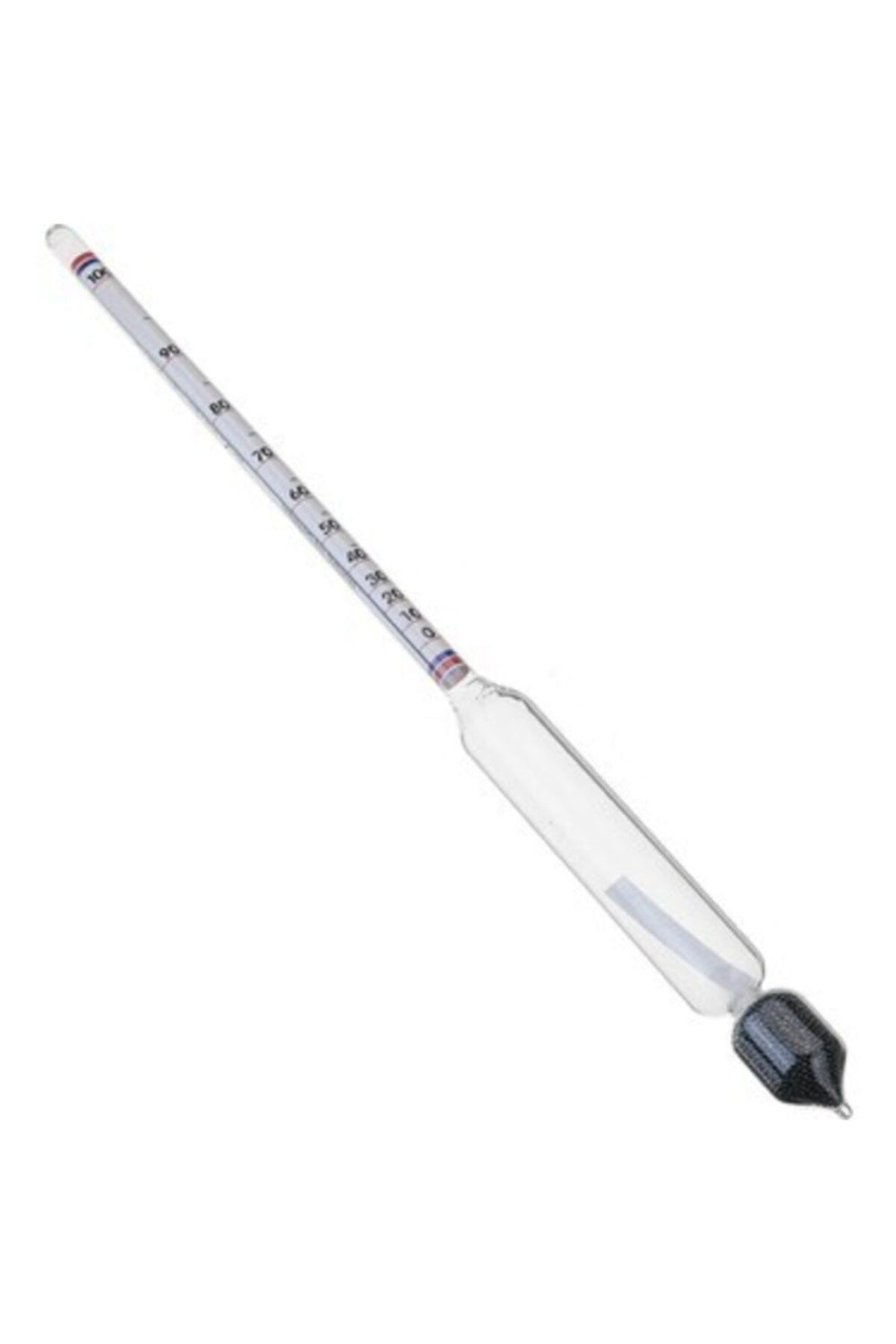 Cam alkol-metre 0-100 derece arası alkol seviyesi ölçer 27 cm