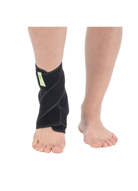 Aşil Tendon Destekli Ayak Bileklik (her Iki Yanında Ve Topuğun Altında Silikon Desteği Sunar)