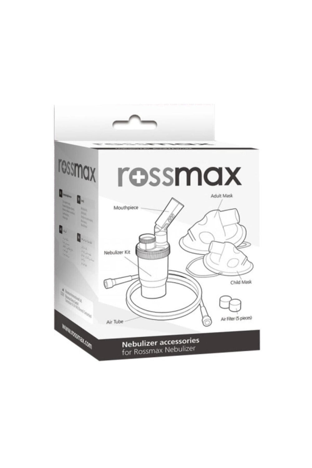 Rossmax Nebulizatör Maskesi Seti - Ergonomik ve Taşınabilir