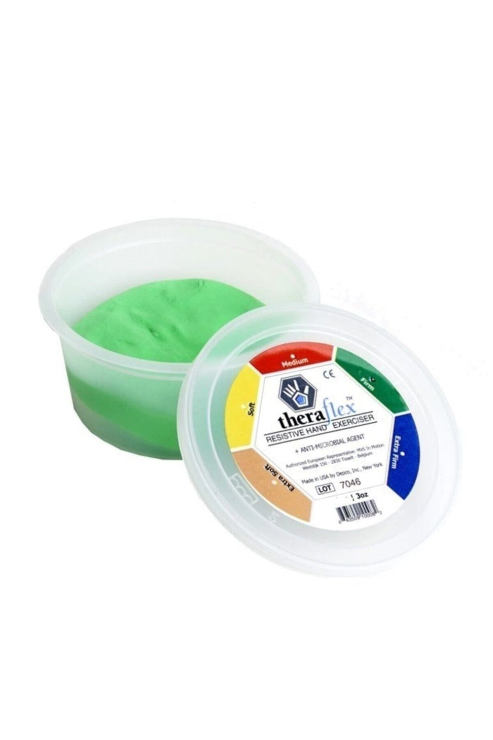 Theraflex el egzersiz hamuru yeşil renk 57 gr