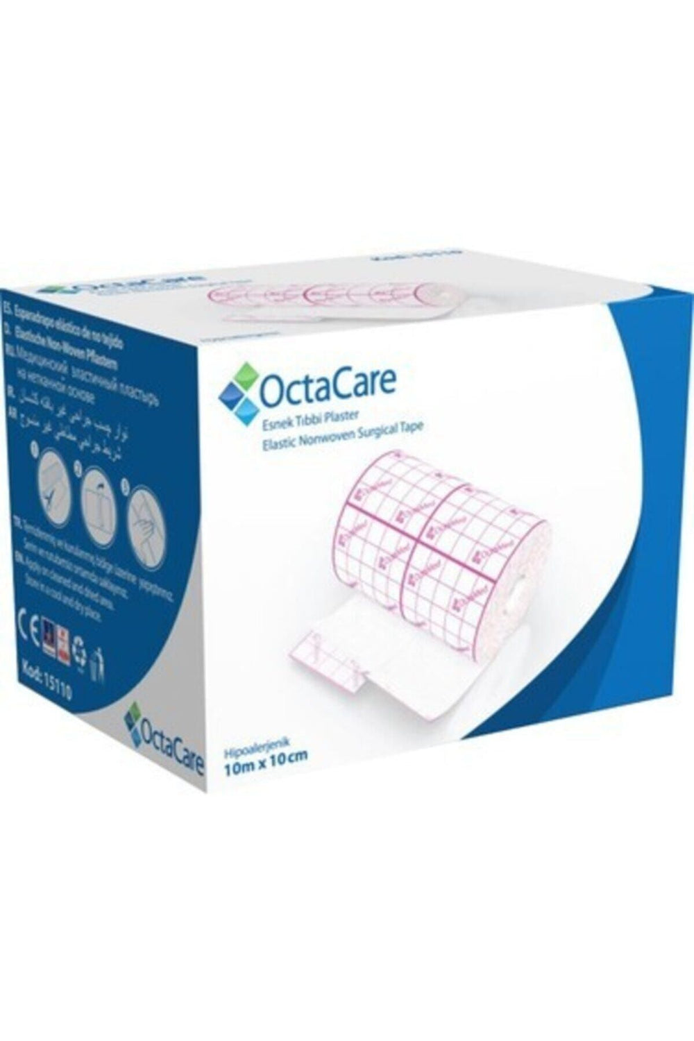 Esnek tıbbi plaster 10mx10cm 1 adet