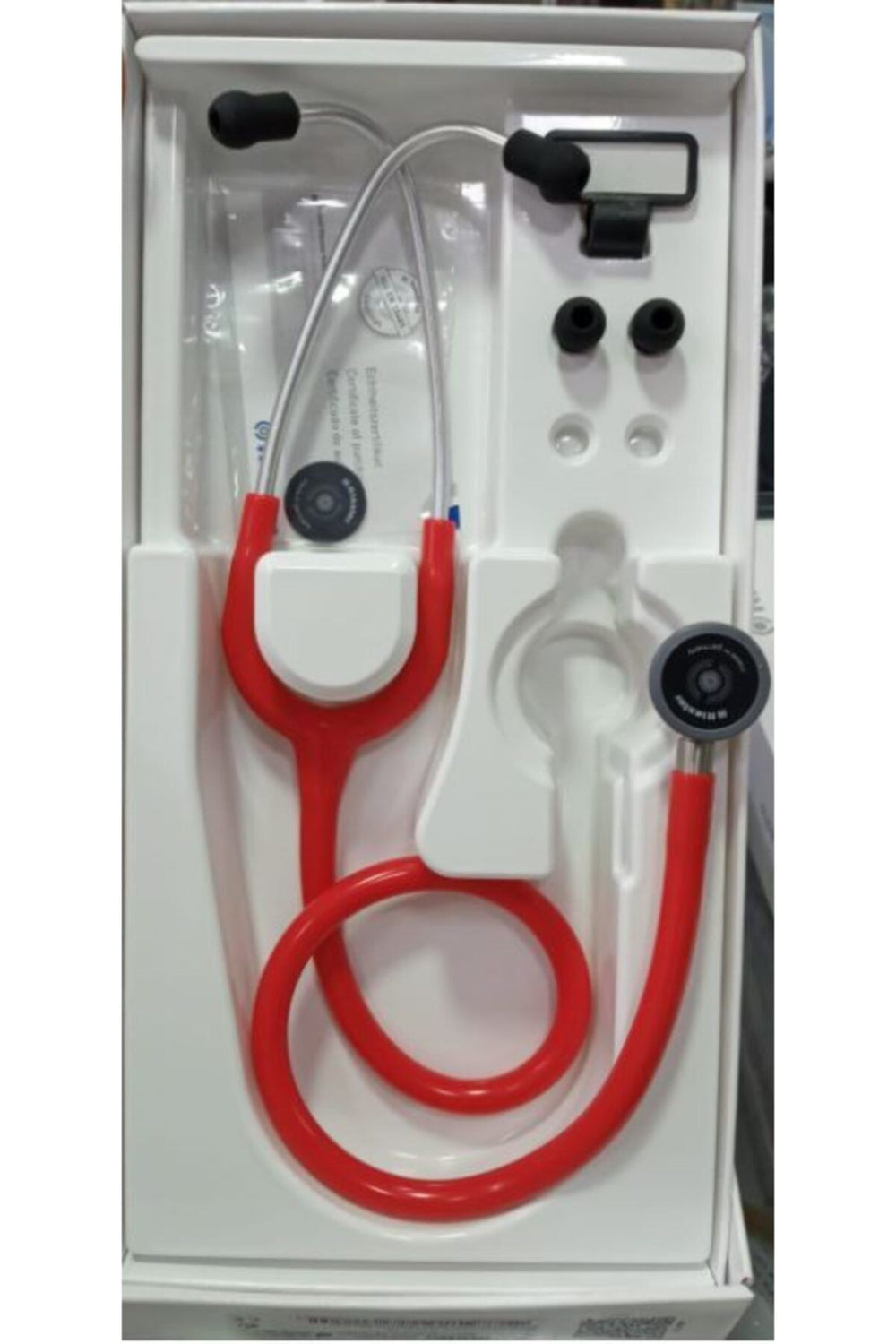 Yenidoğan steteskop 4230 pediatrik kırmızı stetoskop ped.
