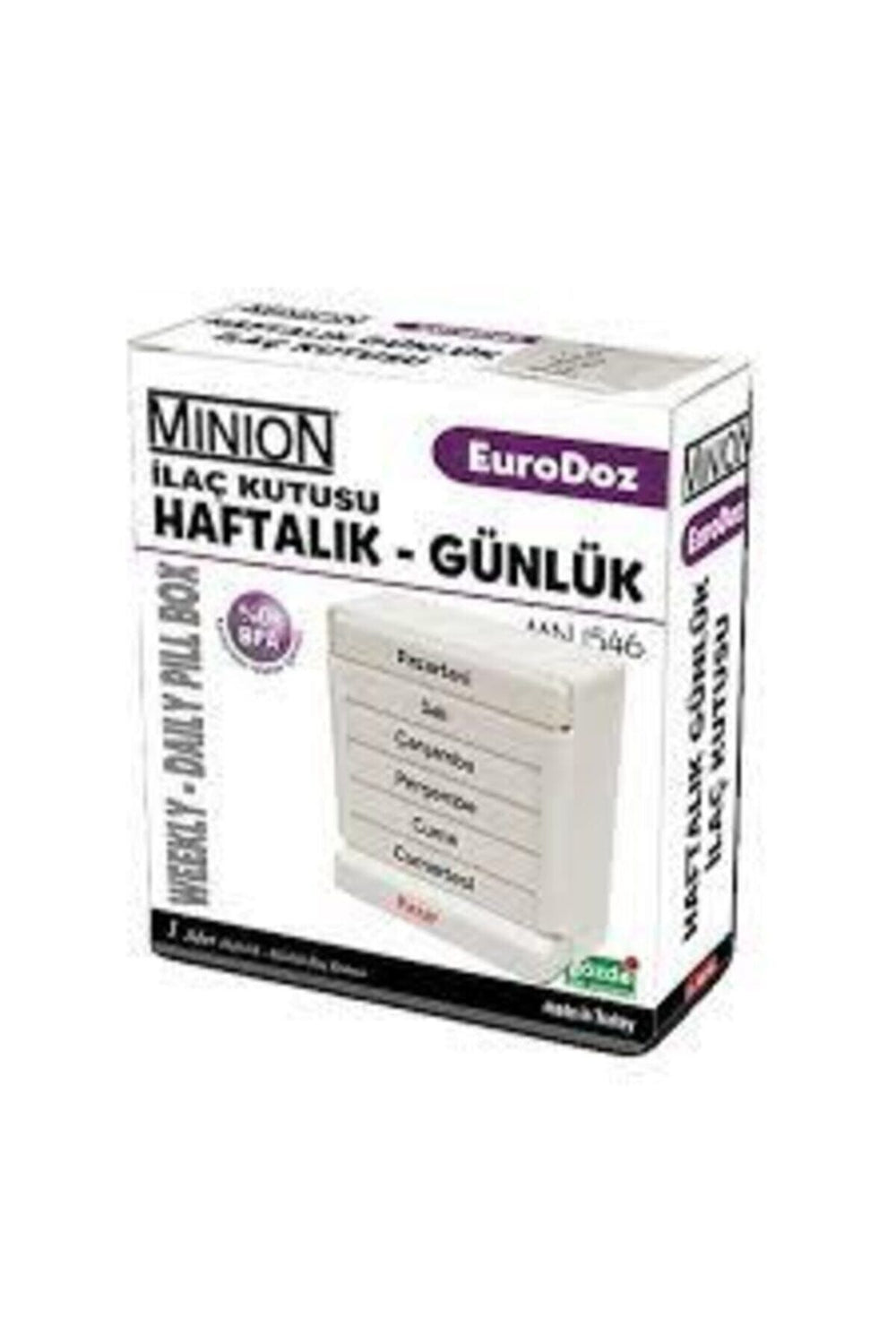 Haftalık günlük çekmeceli i̇laç kutusu