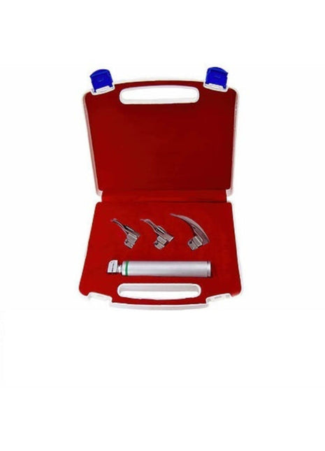 Laringoskop 3 Blade Macintosh Eğri Blade 3 Bıçaklı Laringaskop Set