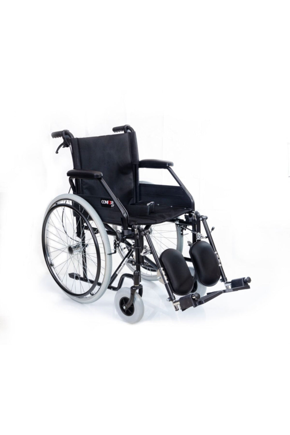 Dm-303 50cm standart manuel tekerlekli sandalye özellikli baldır destekli
