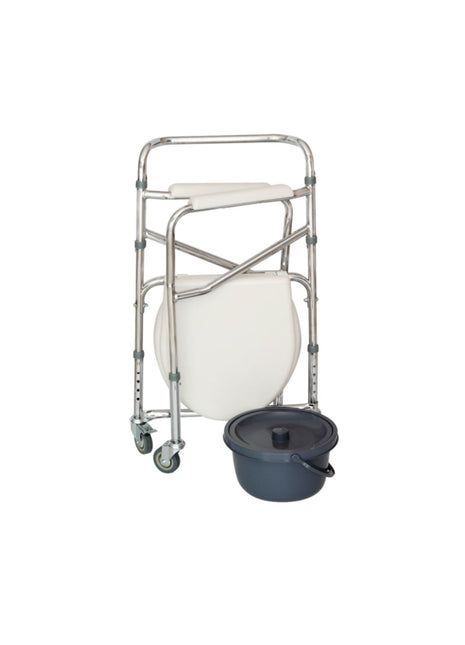 Comfort Plus Dm696 Tekerlekli Kovalı Komot