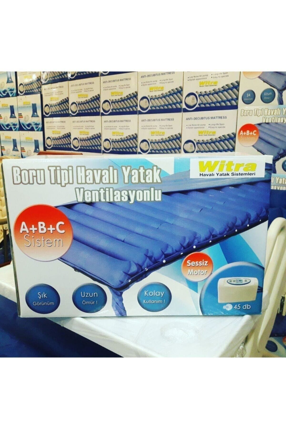 Witra a+b+c ventilasyonlu boru tipi ithal havalı yatak
