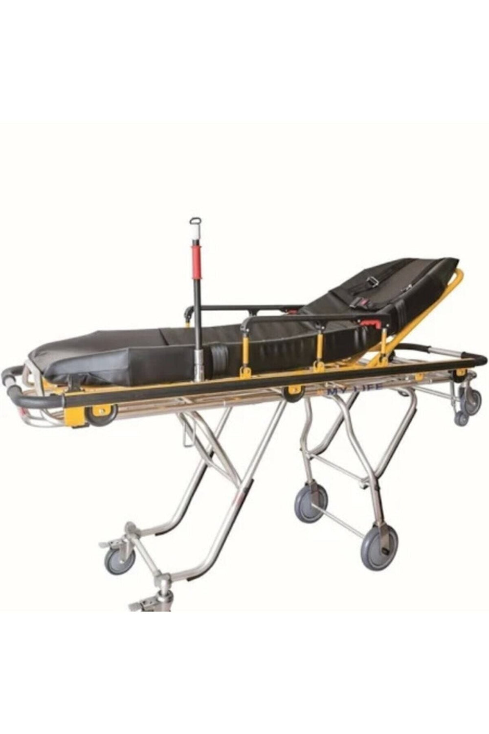 Comfort Plus Full Ambulans Sedye Siyah - Taşınabilir ve Ergonomik