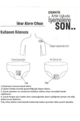 Enuresis idrar alarm cihazı