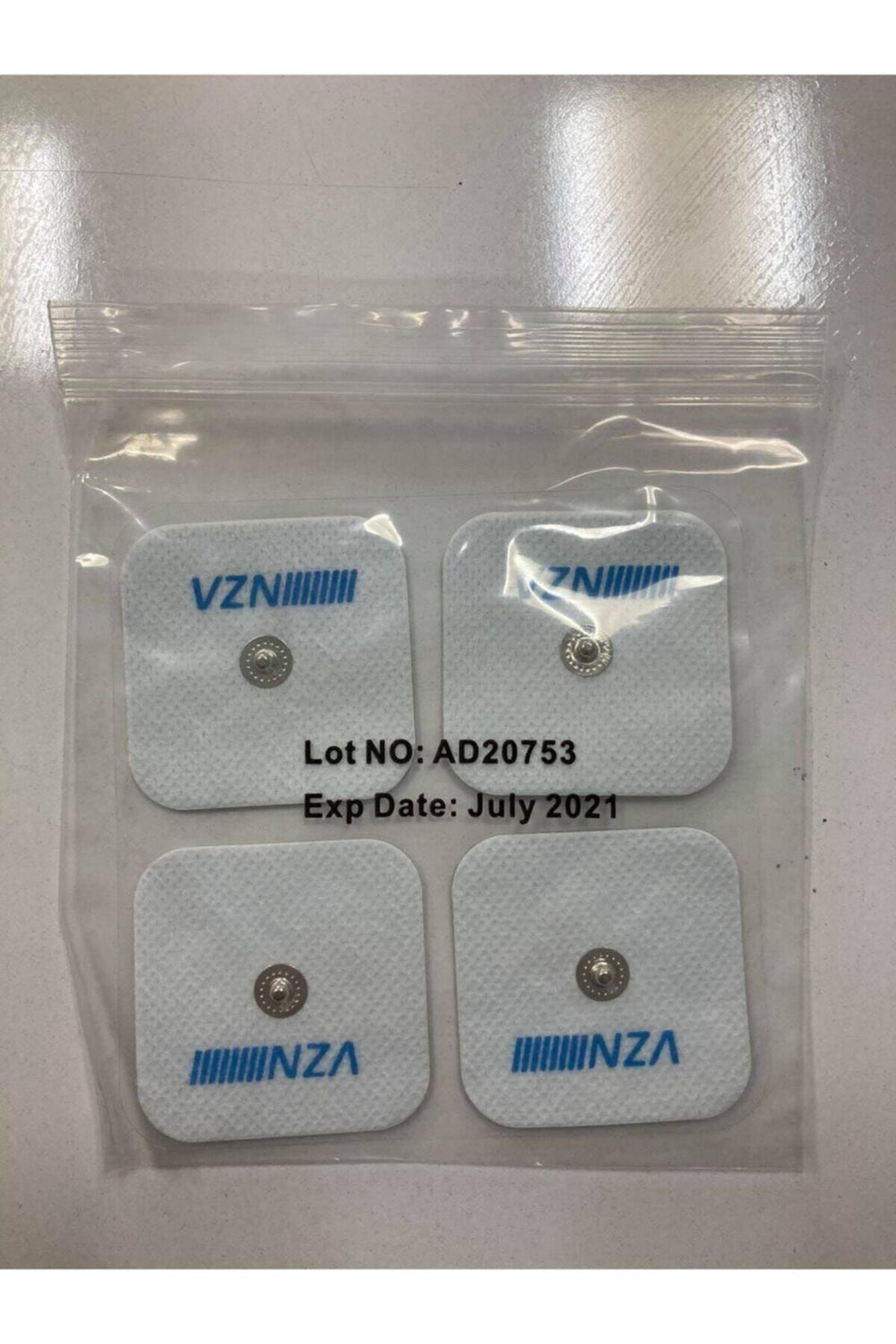 VZN Çıtçıtlı Tens Pedi - Ergonomik ve Kolay Kullanım