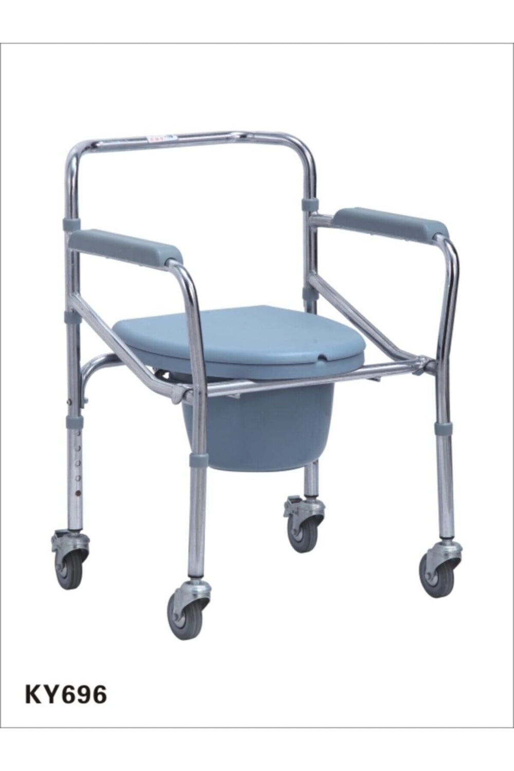 Pulsemed Tekerlekli Klozet Yükseltici - Ergonomik, Katlanabilir