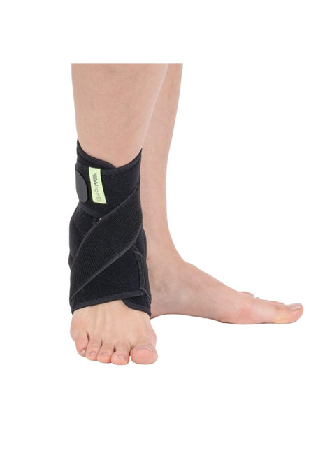 Aşil Tendon Destekli Ayak Bileklik (her Iki Yanında Ve Topuğun Altında Silikon Desteği Sunar)
