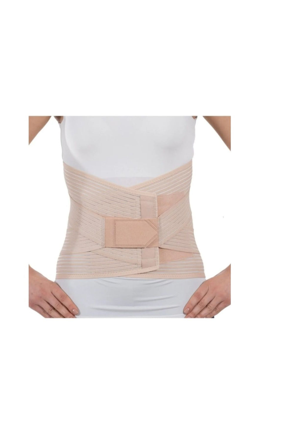 Lumbosakral fleksi̇ble/çeli̇k balenli̇ korse 32 cm -