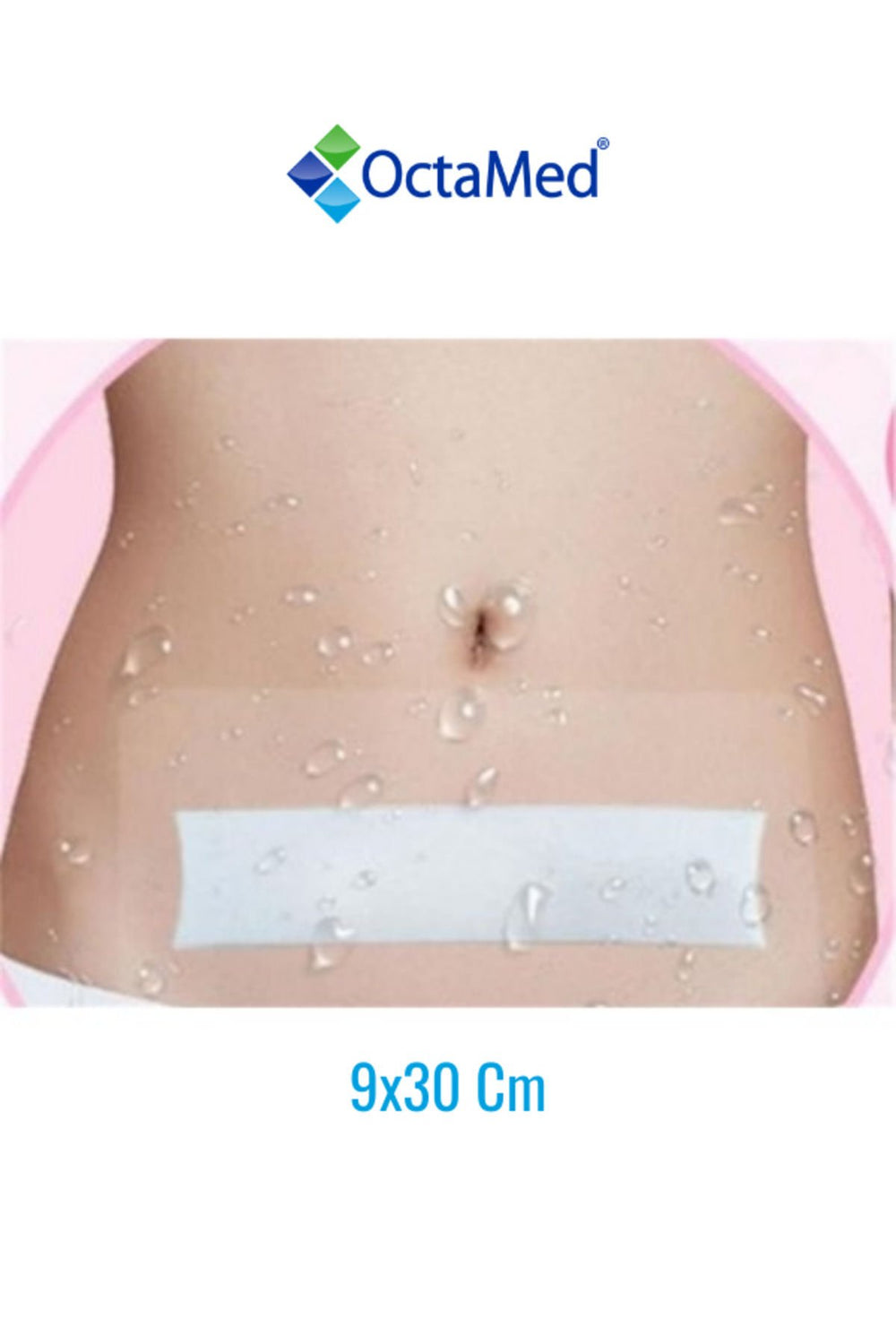 Su geçirmez şeffaf pu film yara örtüsü octamed 5 adet 9cmx30cm