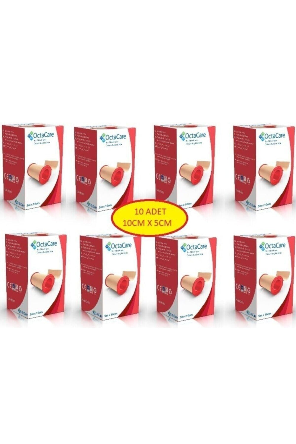 Octacare bez tıbbi flaster 5m x 10cm 10 adet
