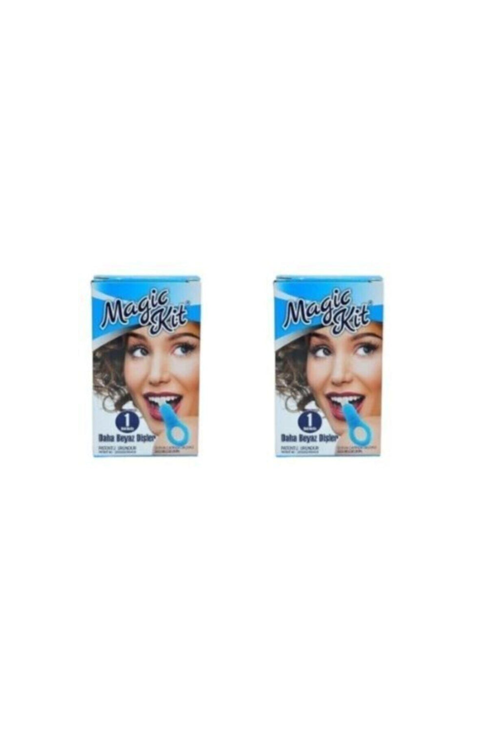 Diş leke silgisi 1 aparatlı + 5 yedek süngerli set x 2 adet