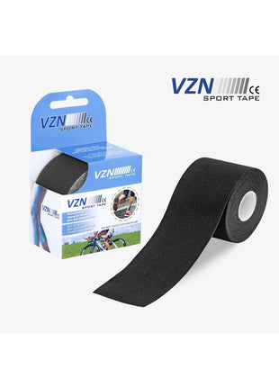 Vzn Ağrı Bandı Kinesio Bant Sporcu Bandı Ağrı Bandı Siyah 5 cmx5 m