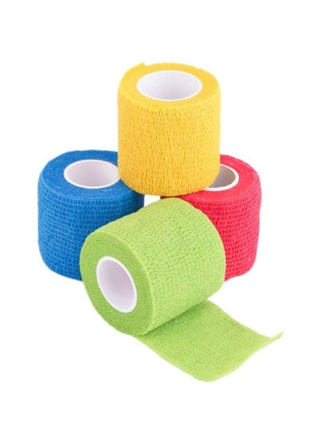 Octacare Kendinden Yapışkanlı Coban Bandaj - 5cmx4,5m - Kırmızı 1 KUTU 12 ADET