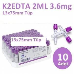 BD Vacutainer Kan Alma Tüpü, 100 Adet, Mor Kapak
