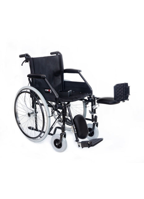 Comfort Plus DM-303 50cm Standart Manuel Tekerlekli Sandalye Özellikli Baldır Destekli