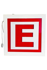 Baskı Madeni Eczane E Logo Tabela - Çift Taraflı LED