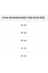 Ark destekli kauçuk tabanlık 4/3