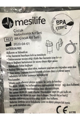 Nebülizatör maskesi ithal yetişkin ve pediatrik set