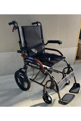 Gk863labj-12 jet black transfer alüminyum tekerlekli sandalye