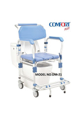 Medikalcim Katlanabilir Klozetli Tekerlekli Sandalye