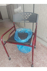 MedikalCim Klozetli Katlanabilir Tekerlekli Sandalye, Ergonomik Tasarım