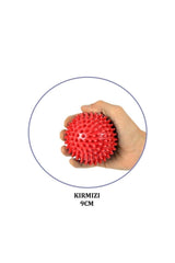 Msd el egzersiz masaj ve duyu topu yumuşak dikenli top turuncu renk 6 cm