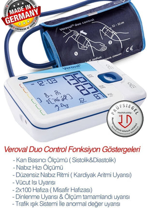 Tansiyon Aleti, Veroval Duo Control, Osilometrik Ve Oskültatuar Ölçüm