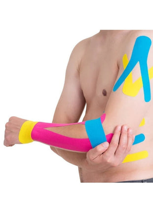 Vzn Kinesio Sport Tape – Sporcu Ağrı Bandı 5m X 5cm Mavi 4 Adet
