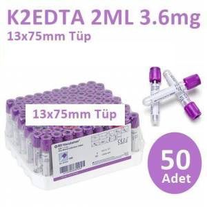 Tıpkimsan Bd Vacutainer Mor Kapak Kan Alma Tüpü 50'li