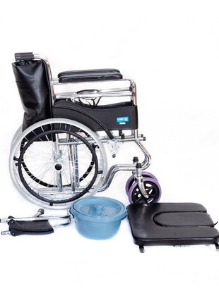 Comfort Plus Dm680 Tuvalet Özellikli Tekerlekli Sandalye
