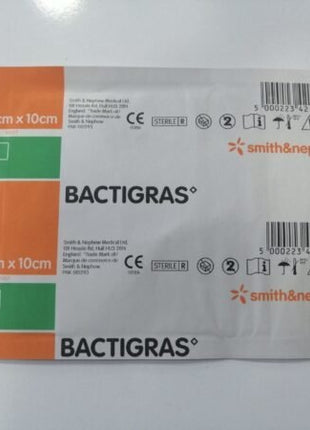 Bactigras  Antiseptik Tül Gras Sargı 10cm x 10cm Adet Fiyatıdır