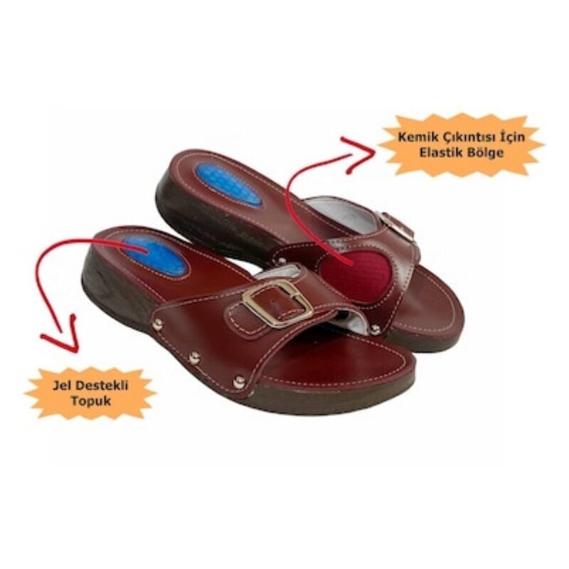 Vixen Hallux Valgus Terlik Bordo 36 Numara