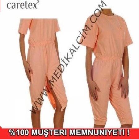 Hasta Bakım Tulumu Bacak Fermuarlı