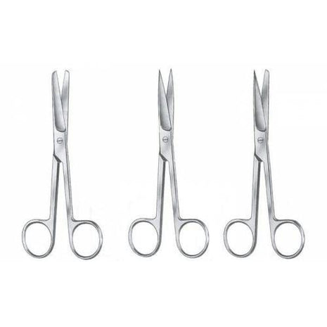 Cerrahi Makas 15,5 cm Küt / Küt 1 ADET