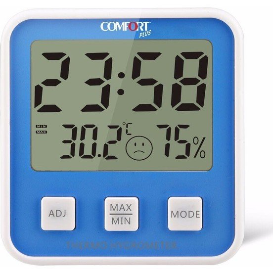 Dm-658 mavi isı nem ölçer