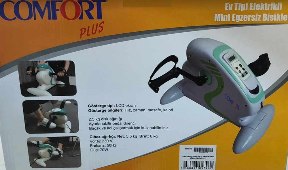 Ev tipi elektrikli mini egzersiz bisikleti