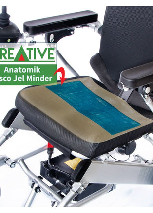 Creative CR-6012 Lityum Pilli Akülü Tekerlekli Sandalye