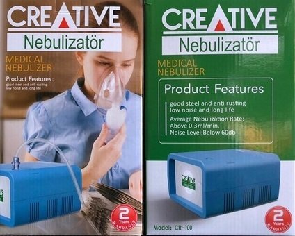Creative cr-100 kompresörlü astım buhar makinesi