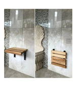 Medikalcim Katlanır Ahşap Banyo Taburesi