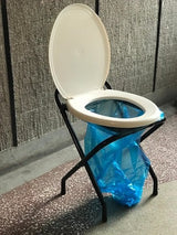 Medikaltec Portatif WC - Katlanabilir Hasta Tuvaleti 120kg Taşıma