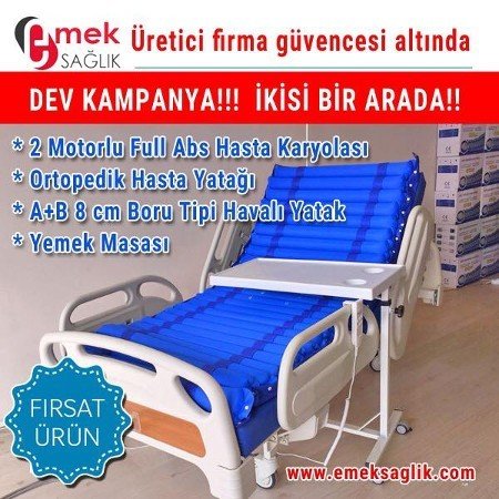 Emek 2 motorlu hasta karyolası