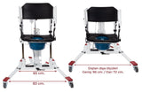 Dm-190u new portatif mobil lift hasta transfer lifti