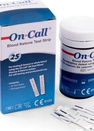 On Call Gk Dual Keton Ölçüm Stribi 50 Test