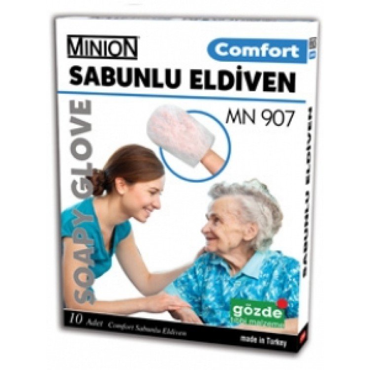 Minion Sabunlu Eldiven - 10'lu Paket, Pratik Kullanım
