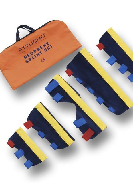 Ambulans ve İlk Yardım İçin 5 Li Set Neopren Atel Set